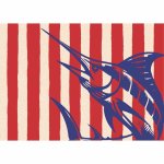 Disposable Placemats - Blue Marlin