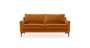 Astha 2-SEATER Couch Velour Matt Amber - Velour Matt Amber