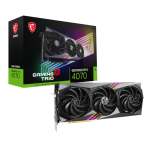 MSI Nvidia Geforce Rtx 4070 Gaming X Trio GDDR6X 192-BIT Graphics Card