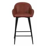 JOST P.u Leather Light Brown Stool - KT-Y211
