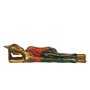 Resin Resting Thai Buddha Gold And Green Sotran Dekorativ