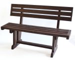 Recycled Plastic Furniture – 1.6M Lapa Bench With Back No Armrests