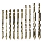 Yuqutum New Four-flute Sawtooth Eccentric Drill Bit High-strength Four-edged Serrated Eccentric Twist Drill Bit Multifunction Dr