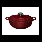 Maxwell & Williams 26 Cm Cast Iron Round Casserole Merlot