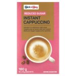 Pnp Reduced Sugar Instant Cappuccino Sachet 10 X 18G