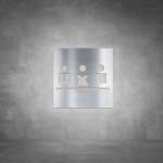 Meeting Room boardroom Sign D04 - Brushed Stainless Steel