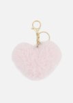 Fluffy Heart Bag Charm