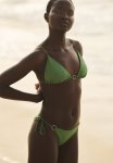 Tie Tanga Bikini Bottoms - Green