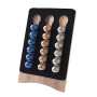 Caprice Coffee Pod Holder Three Black White Red - Red