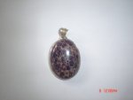 Purple Turquoise .925 Sterling Silver Pendant STSP79