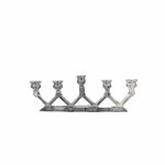 5 Headed Crystal Candle Holder