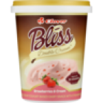 Clover Strawberries & Cream Double Cream Yoghurt 500G