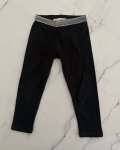 Cotton On Black Pants With Silver Waist Band 1Y