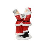 Santa & Mrs Clause Dancing 9.5X8X16CM