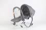 Juniors Coral Baby Rocker With Canopy