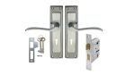 Samsung Samson 3 Lever Door Lockset Sabs Approved Cortana 8 Satin Nickel black