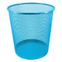 : M900 Wire Mesh Metal Round Waste Bin Sky Blue