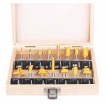 Kowood Router Bits Set Of 15 Pieces 1 4 Inch Woodwork Tools For Beginners