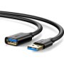 UGreen USB3-30127 USB 3.0 Male To Female Extension Cable 3M Black