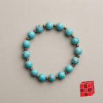 Turquoise And Copper Hematite Crystal Bracelet