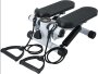 Fitness Exercise Stepper Bike With Resistance Bands-white & Black