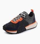 PALLADIUM Mens Troop Runner Sneakers In Mood Indigo eiffel Tower - Mood Indigo eiffel Tower 9