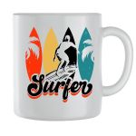5 Boards Coffee Mugs For Men Women Trendy Surfing Graphic Cups Present 096