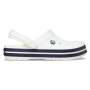 Crocband Clog - White/white/navy / M13