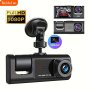 Baideluo HD 1080P Dual Camera Car Camera With Ir Night Vision Loop Recording 5.08CM Ips Screen