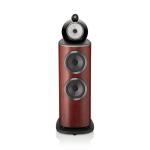 802 D4 Tower Speaker Satin Rosenut
