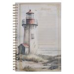 Wirebound Notebook - Footprints Lighthouse