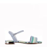 Colour Block Sandals -blue multi