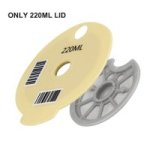 Coffee Accessories Steel Reusable Coffee Capsule Pods Only 220ML Lid