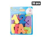 Baby Bath Bud Eva Letter Number 36 Piece