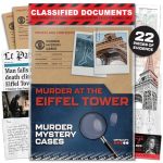 Lucky Egg Mmc Death In The Eiffel Tower Thrilling Murder Mystery Games For Adults In Paris 22 Realistic Evidence Pieces 150 Min
