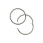 Smooth Hinged Hoop Assorted - Sterling Silver