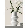 Natural Ceramic Belly Vase - White Large