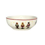 Bowl Porcelein With Nutcrackers 15.3CM