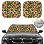 Gven Windshield Sun Shade Car Sunshade Truck Accessories Large-size Front Window Shades Windshield Cover Visor For Full-size Mpv