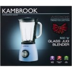 Kambrook Aspire Glass Jug Blender Pastel Blue 500W 1.5L