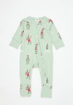 Cotton On The Billie Long Sleeve Zip Romper License - Lcn Drs Stone Green baby Grinch