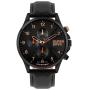 Hoxton Multi Black Leather Strap