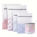 5PCS Mesh Laundry Bags Suitable For Delicate Clothing Washing Machine Laundry Bags Suitable For Underwear Bras Socks Travel Stor