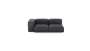 Two Module Chaise Sofa - Leather - Dark Grey - 199CM X 115CM