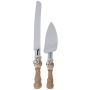 Wedding Cake Knife & Spatula Set Pearl Handle