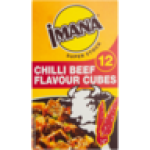 Chilli Beef Flavour Stock Cubes 12 Pack