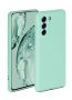 Liquid Silicone Back Case For Samsung Galaxy S21 - Turquoise