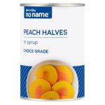 No Name Peach Halves In Syrup 410G