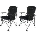 Kite Heavy Duty Folding Camping Chairs 150KG Capacity Padded High Back Cup Holder & Storage Bag Portable Armchair For Adults Out