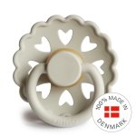 Frigg Fairytale – Round Latex Pacifier – Clumsy Hans Willow Grey